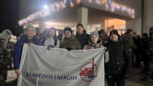 „Klaipėdos energijos” komanda dalyvavo tradiciniame pėsčiųjų nakties žygyje „Klaipėdos sukilėlių keliais“ 2025