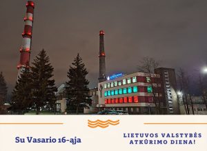 Su Vasario 16-ąja – Lietuvos valstybės atkūrimo diena!