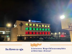 Su Kovo 11-ąja – Lietuvos Nepriklausomybės atkūrimo diena!